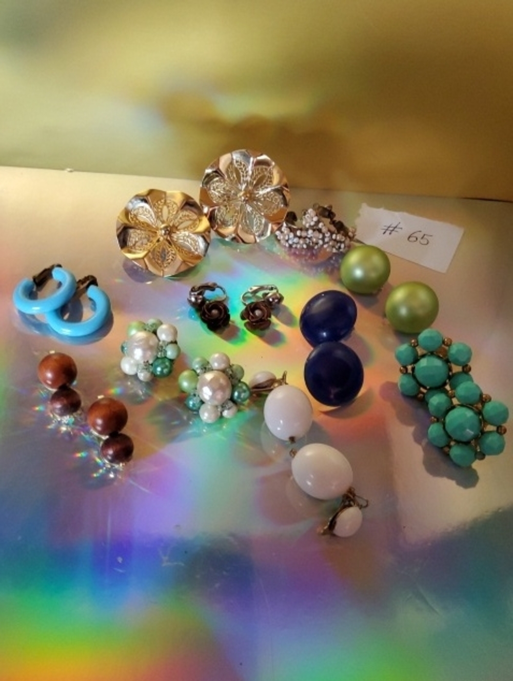 Vintage Clip-on Earring Bundle X 10